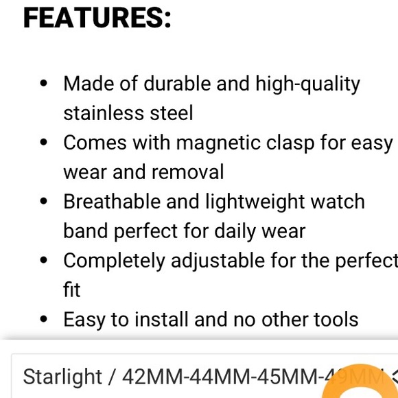 Milanese Braided Stainless Steel Loop Watch Band for Apple Watches. - Picture 10 of 12